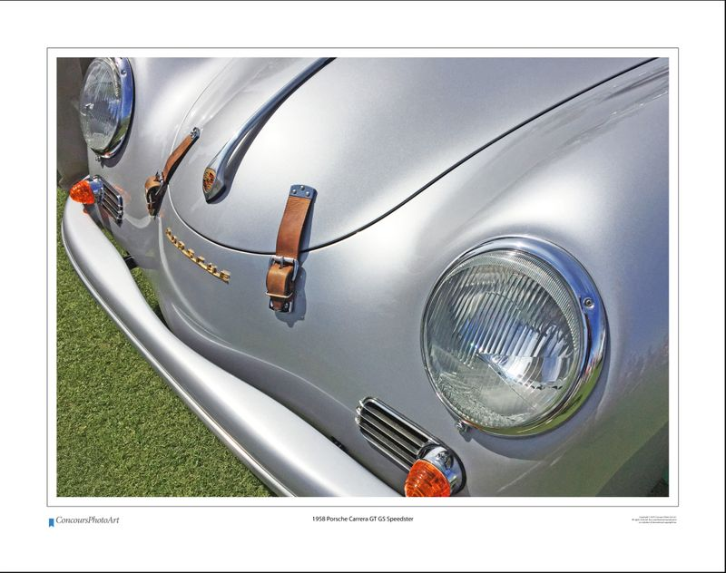 1958 Porsche Carrera GT GS Speedster / CPA203A / Color Print