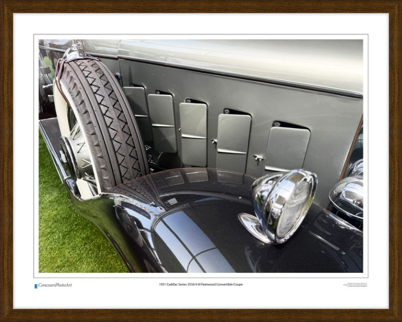 1931 Cadillac Series 355A V-8 Fleetwood Convertible Coupe / CPA323A / Color Print