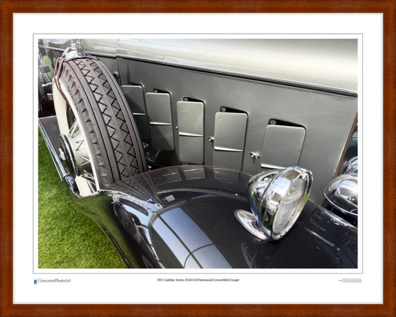 1931 Cadillac Series 355A V-8 Fleetwood Convertible Coupe / CPA323A / Color Print