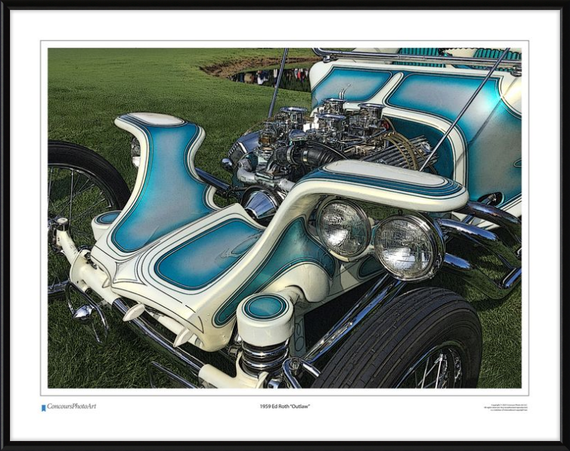 1959 Ed Roth "Outlaw" / CPA509C / Stylized Image