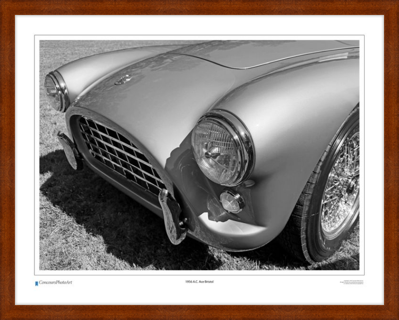 1956 A.C. Ace Bristol / CPA118B / B&W Print