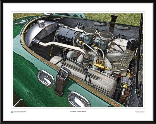 1950 Allard J2 Ford Flathead / CPA701C / Stylized Image