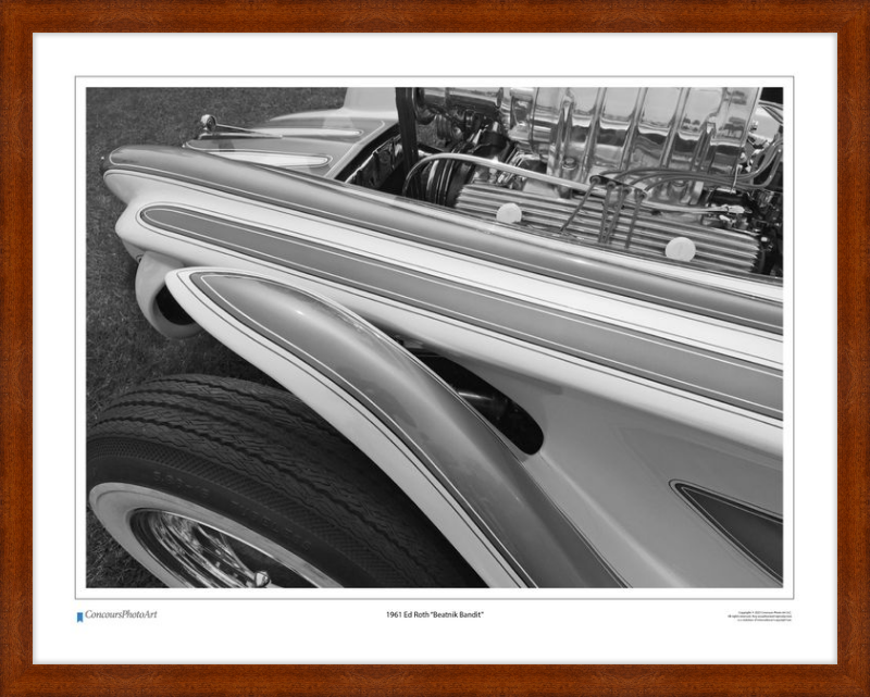 1961 Ed Roth "Beatnik Bandit" / CPA505B / Black and White