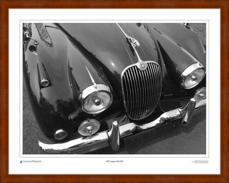 1957 Jaguar XK150S / CPA103B / Black and White