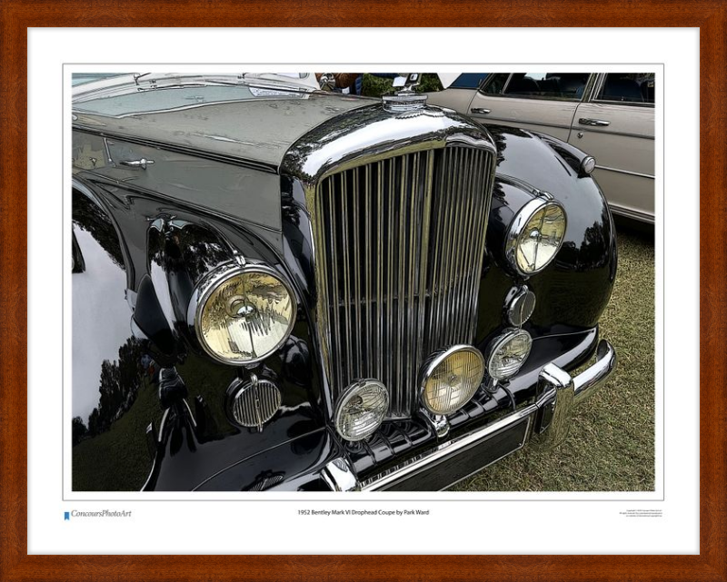 1952 Bentley Mark VI Drophead Coupe by Park Ward / CPA114C / Stylized Print