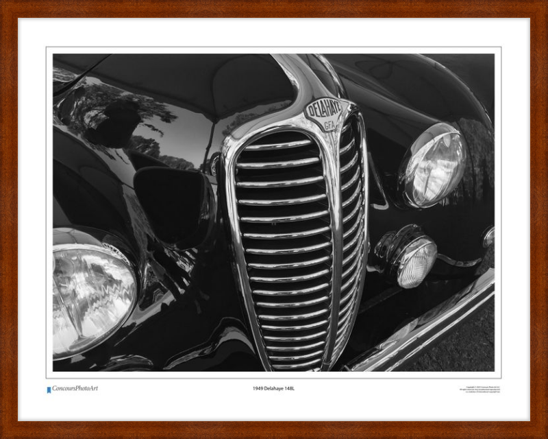 1949 Delahaye 148L / CPA207B / Black and White