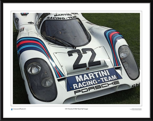 1971 Porsche 917KH "Short Tail" Coupe / CPA409C / Stylized Image