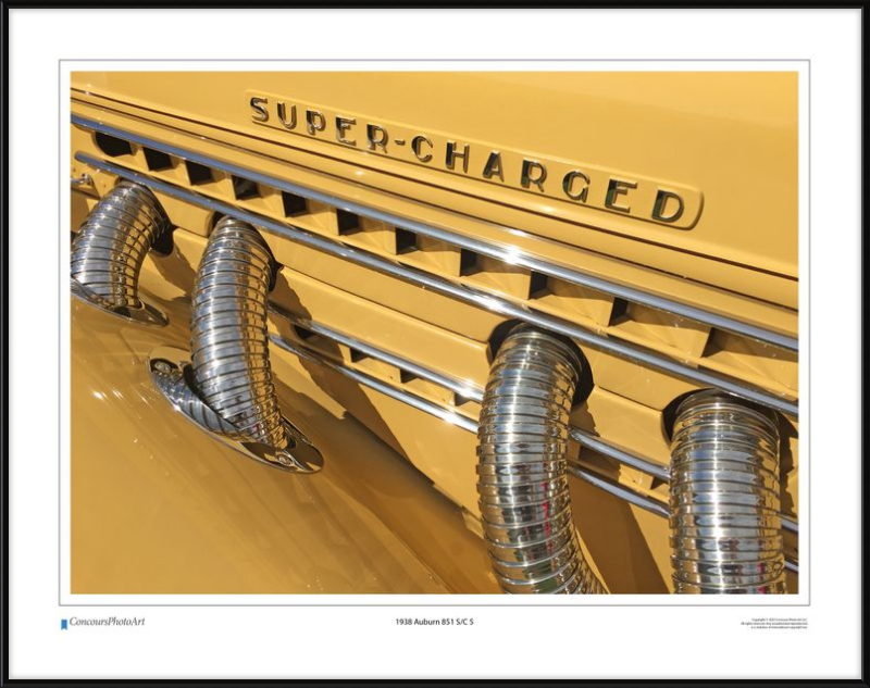 1938 Auburn 851 S/C 5 / CPA306A / Color Image