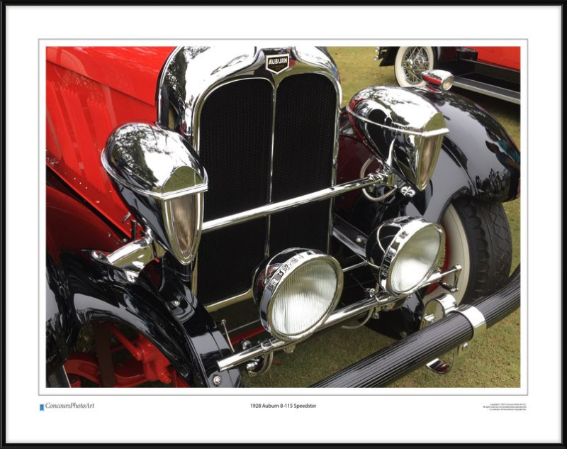 1928 Auburn 8-115 Speedster / CPA311A / Color Image