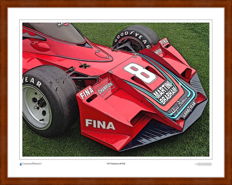 1977 Brabham BT45B / CPA412C / Stylized Image