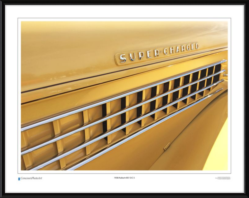 1938 Auburn 851 S/C 5 / CPA322A / Color Print