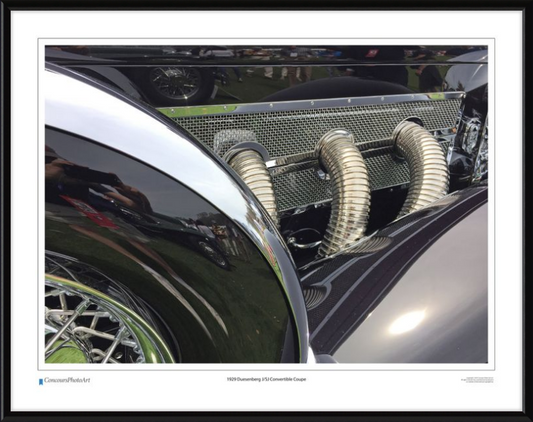 1929 Duesenberg J/SJ Convertible Coupe / CPA314A / Color Print