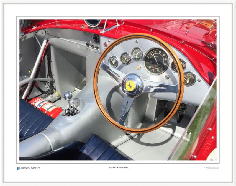1959 Ferrari 196S Dino / CPA604A / Color Print