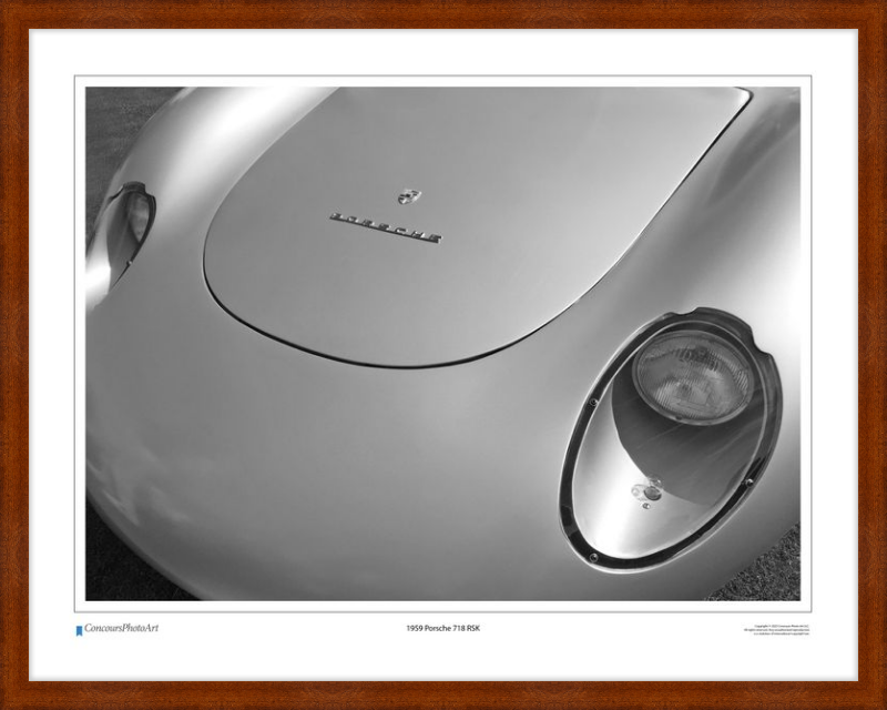 1959 Porsche 718 RSK / CPA212B / Black and White