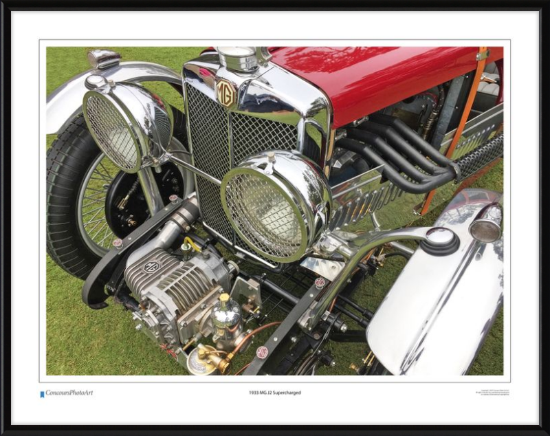 1933 MG J2 Supercharged / CPA101A / Color Print