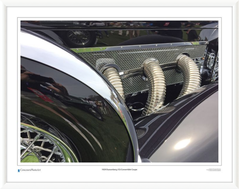 1929 Duesenberg J/SJ Convertible Coupe / CPA314A / Color Print