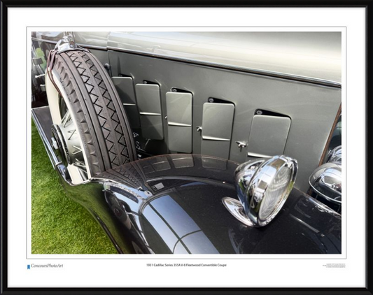1931 Cadillac Series 355A V-8 Fleetwood Convertible Coupe / CPA323A / Color Print