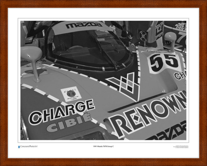 1991 Mazda 787B Group C / CPA404B / Black and White