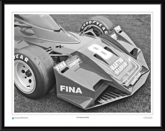 1977 Brabham BT45B / CPA412B / B&W Print