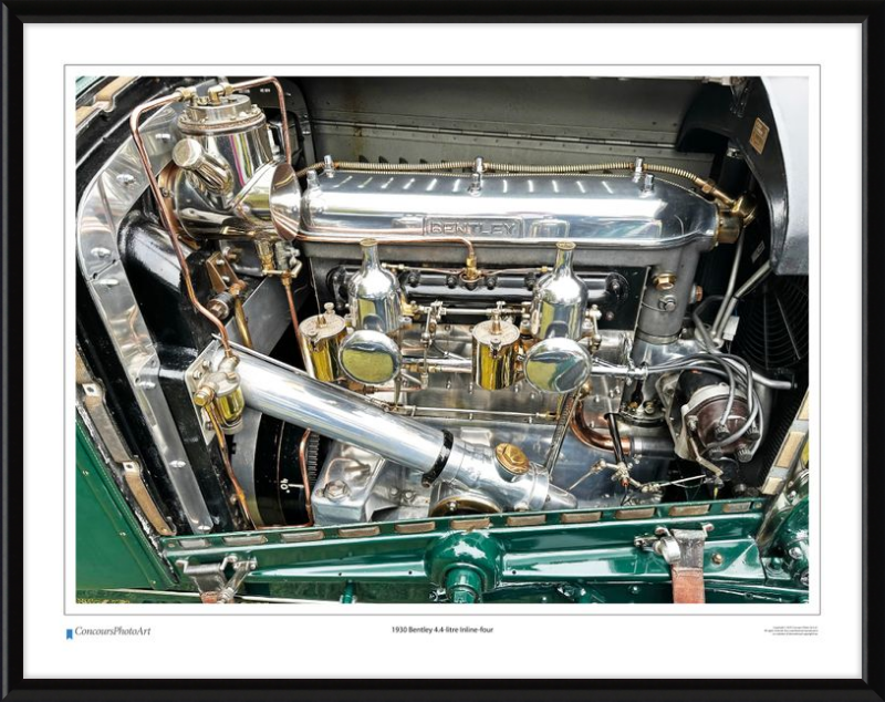 1930 Bentley 4.4-litre Inline-four / CPA713A / Color Print