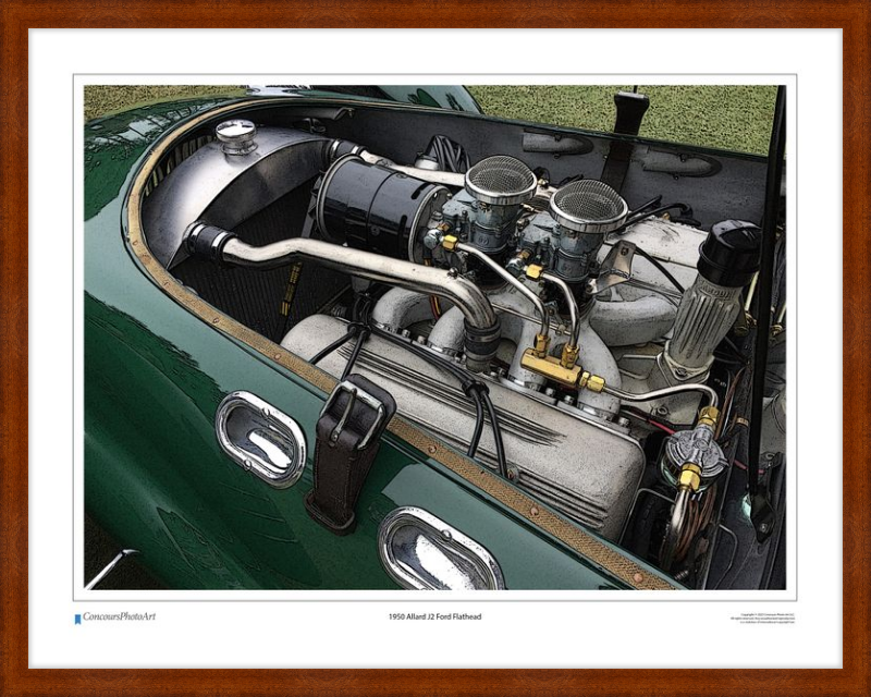 1950 Allard J2 Ford Flathead / CPA701C / Stylized Image