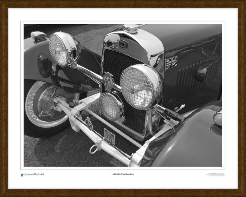 1953 HRG 1500 Roadster / CPA107B / Black and White