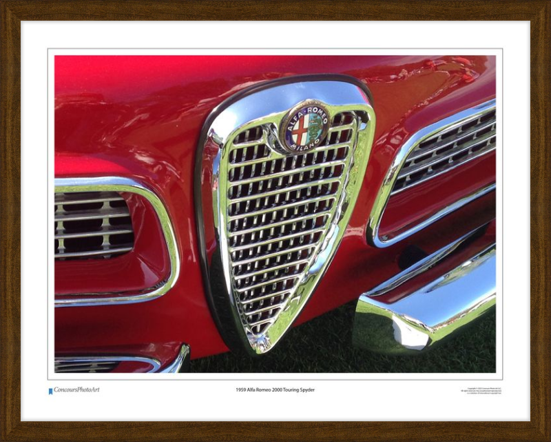 1959 Alfa Romeo 2000 Touring Spyder / CPA209A / Color Image