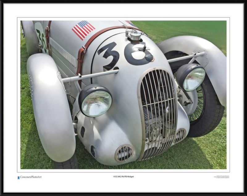 1935 MG PA/PB Midget / CPA410A / Color Print
