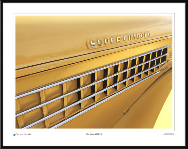 1938 Auburn 851 S/C 5 / CPA322A / Color Print