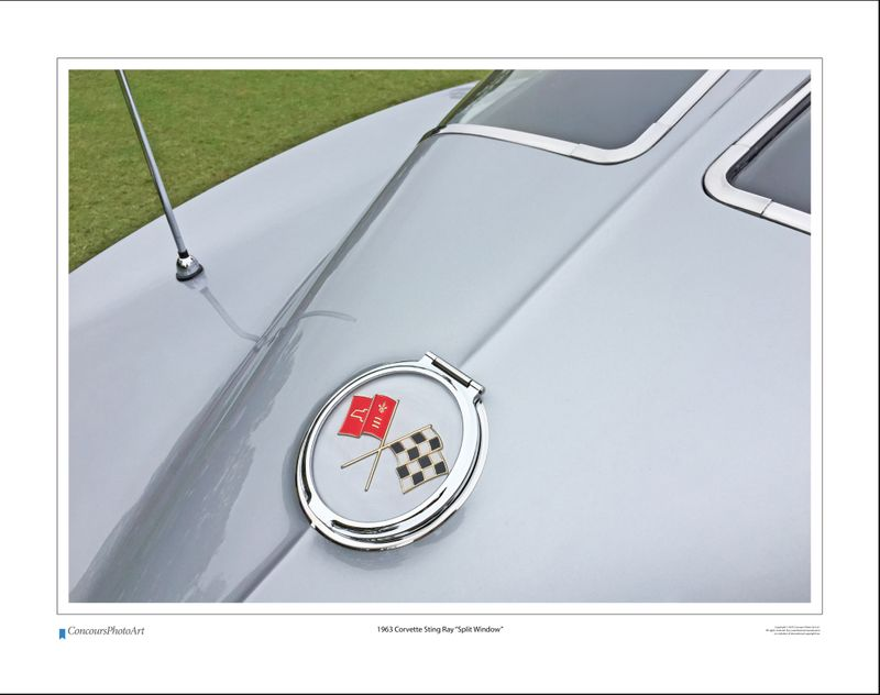 1963 Chevrolet Corvette Sting Ray "Split Window" / CPA317A / Color Print