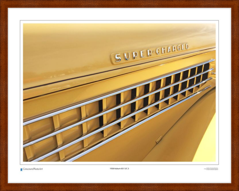 1938 Auburn 851 S/C 5 / CPA322A / Color Print