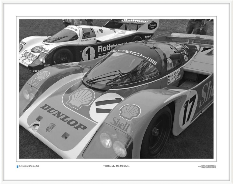 1988 Porsche 962-010 Works / CPA402B / Black and White