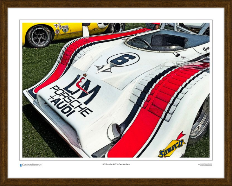 1972 Porsche 917/10 Can-Am Racer / CPA416C / Stylized Print