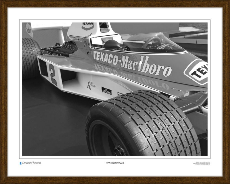 1974 McLaren M23/8 / CPA407B / Black and White