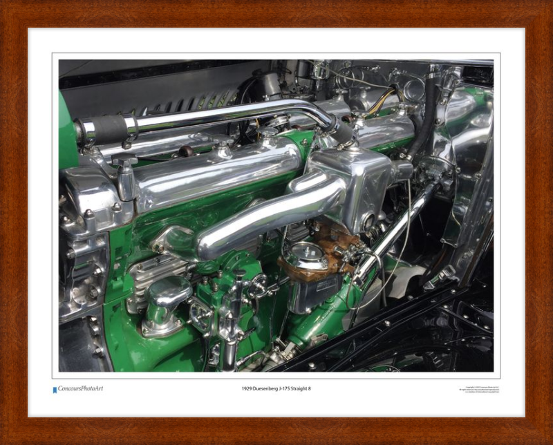1929 Duesenberg J-175 Straight 8 / CPA703A / Color Print
