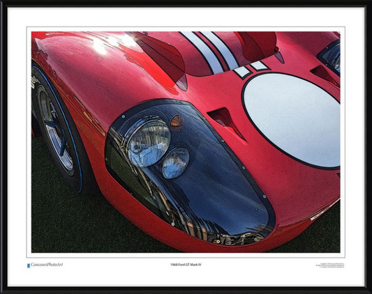 1968 Ford GT Mark IV / CPA406C / Stylized Image