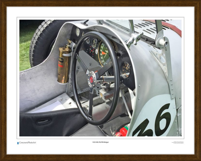 1935 MG PA/PB Midget / CPA607A / Color Print