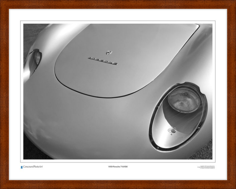 1959 Porsche 718 RSK / CPA212B / Black and White