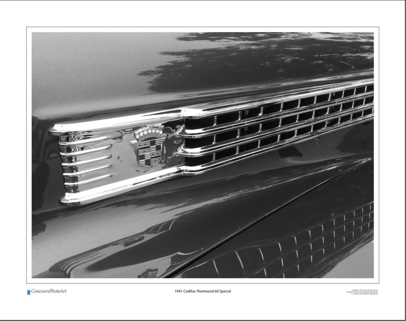1941 Cadillac Fleetwood 60 Special / CPA305B / Black and White