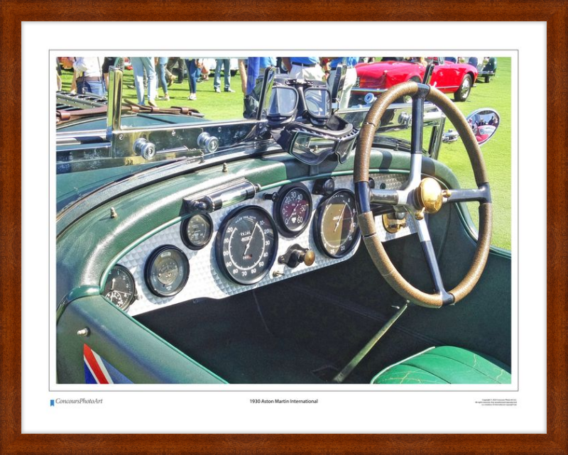 1930 Aston Martin International / CPA602A / Color Print