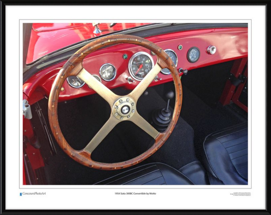 1954 Siata 300BC Convertible by Motto / CPA611A / Color Image