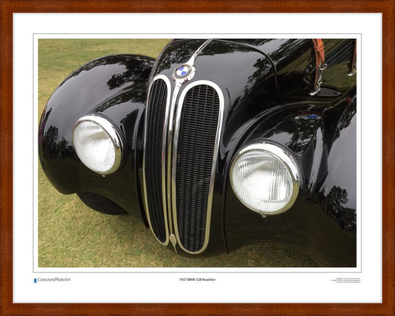 1937 BMW 328 Roadster / CPA206A / Color Image