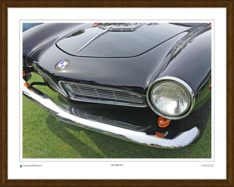 1957 BMW 507 Roadstder / CPA217A / Color Print