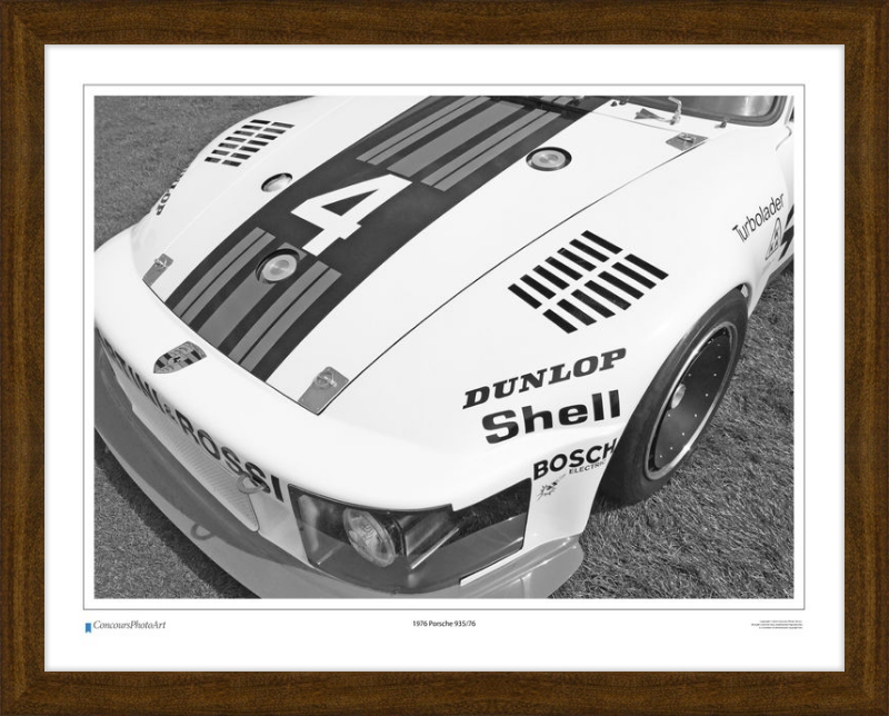 1976 Porsche 935/76 / CPA414B / B&W Print