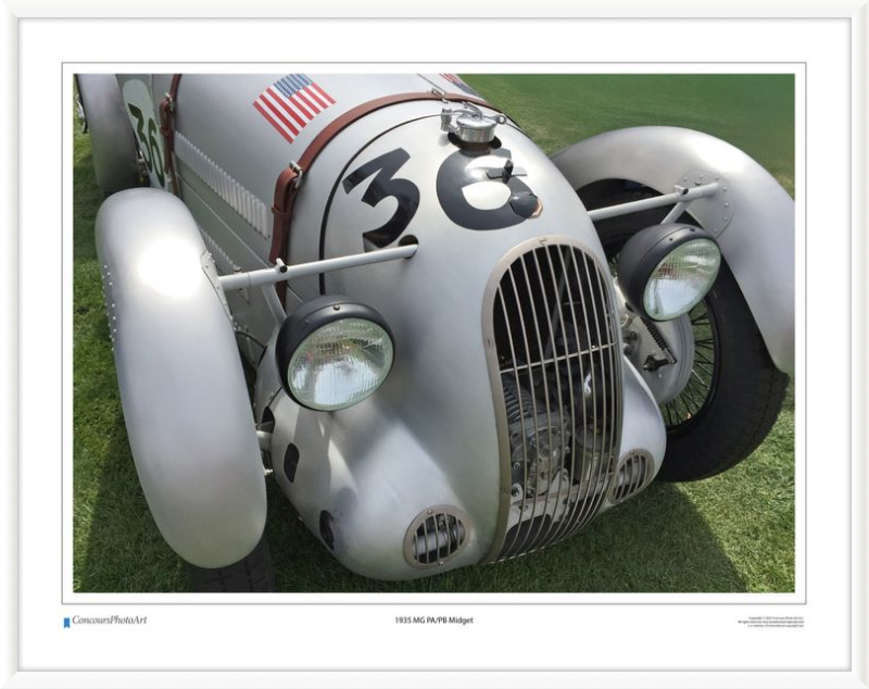1935 MG PA/PB Midget / CPA410A / Color Image