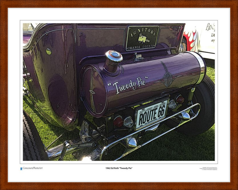 1962 Ed Roth "Tweedy Pie" / CPA512C / Stylized Image