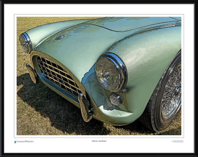 1956 A.C. Ace Bristol / CPA118C / Stylized Print