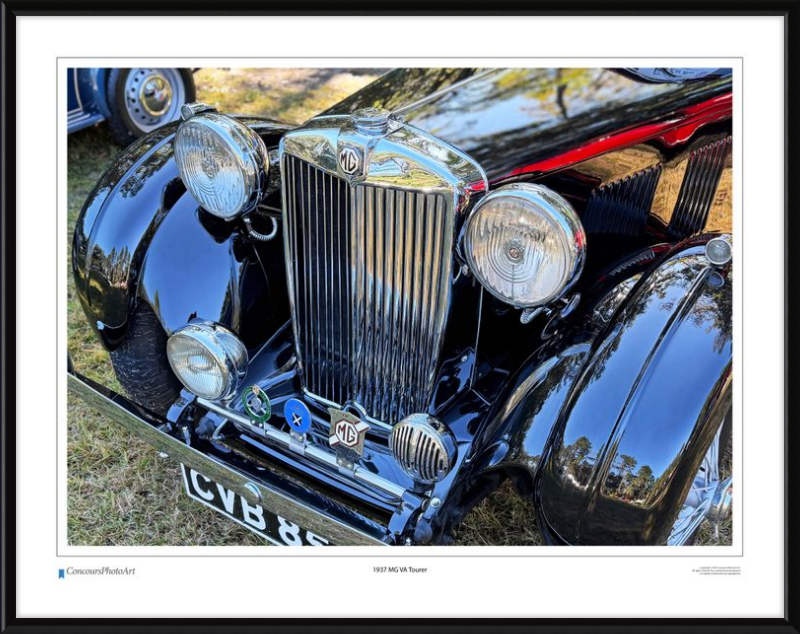 1937 MG VA Tourer / CPA120A / Color Print