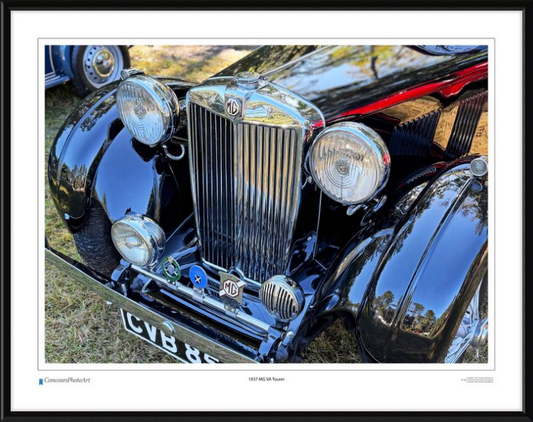 1937 MG VA Tourer / CPA120A / Color Print