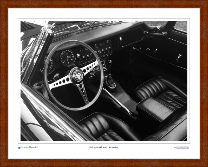 1965 Jaguar XKE Series 1 4.2 Roadster / CPA605B / Black and White